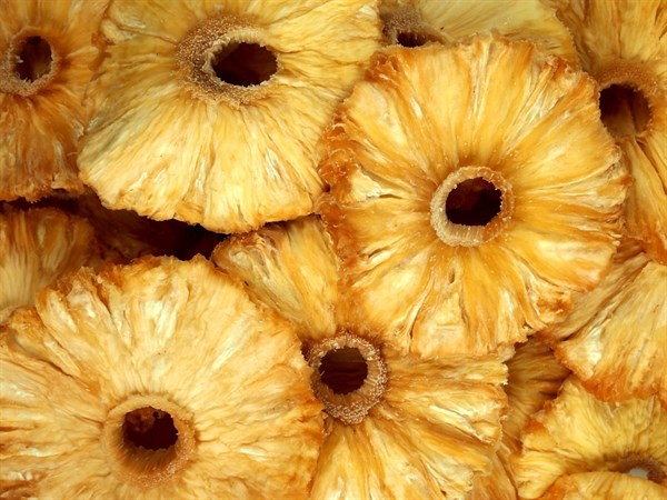 Laskominy Ananas kroužky natural
